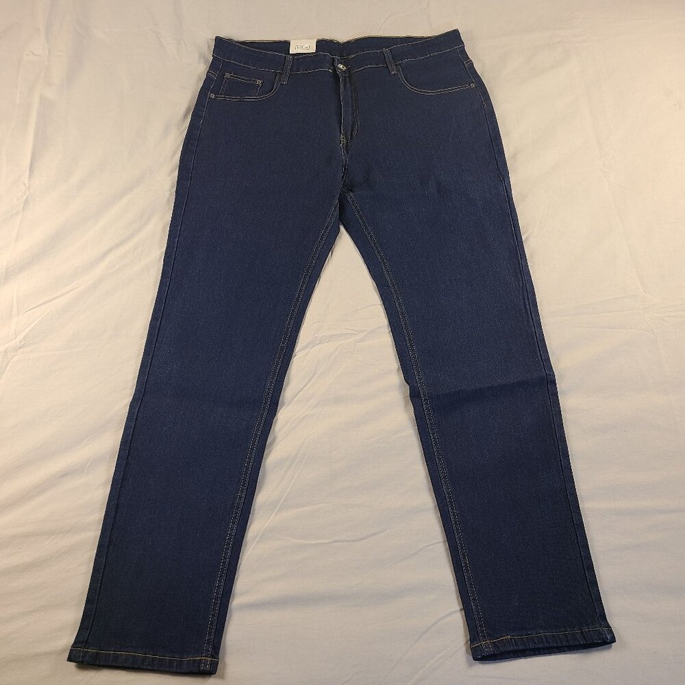 Design Men's Pants 38 Stretch Waist Blue New